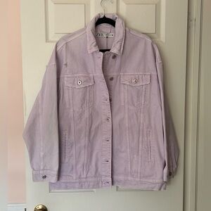 Zara Oversized Jean Jacket